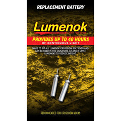 Lumenok Replacment Batteries For Bolt Ends 2 pk.