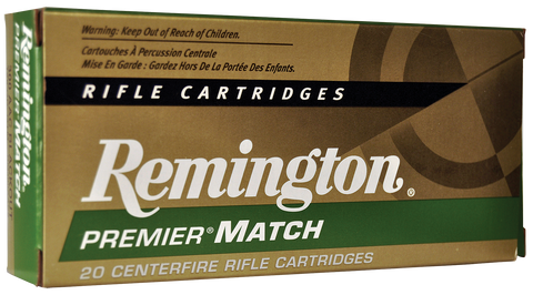 Remington Ammunition RM300AAC6 Premier Match 300 AAC Blackout/Whisper (7.62x35mm) 125 GR Open Tip Match 20 Bx/ 10 Cs