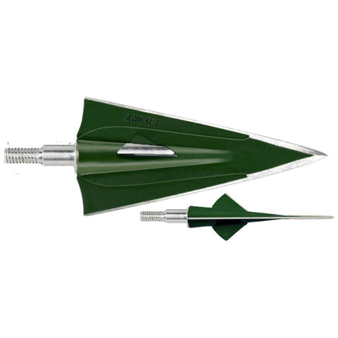 Zwickey No Mercy Broadhead Screw In 4 Blade 165 gr. 3 pk.