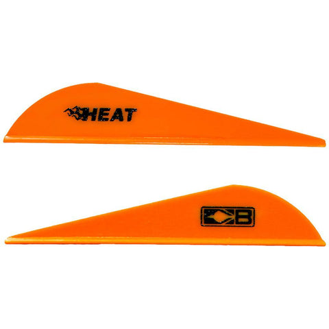 Bohning Heat Vanes Neon Orange 36 pk.