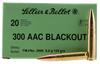 Sellier & Bellot 300BLKA Rifle 300 AAC Blackout 124 GR Full Metal Jacket 20 Bx/ 50 Cs - Magtech - View 1