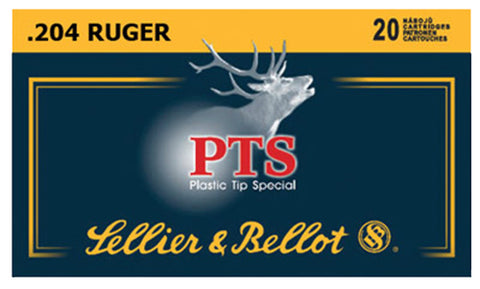 Sellier & Bellot SB204A Plastic Tip Special 204 Ruger PTS 32 GR 20Box/50Case