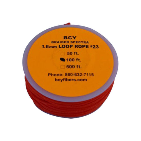 BCY Size 23 Loop Rope Neon Orange 100 ft.