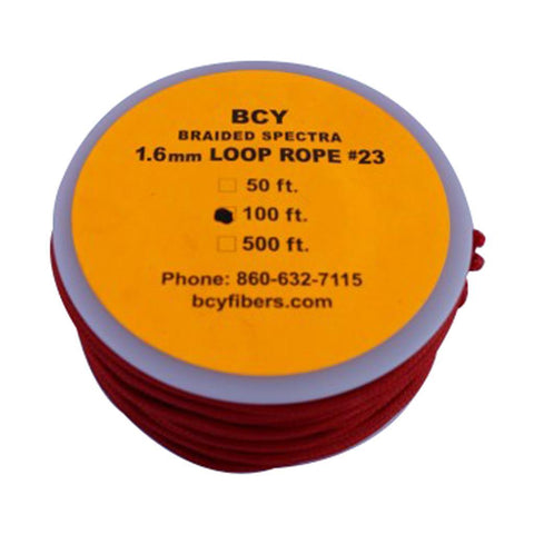 BCY Size 23 Loop Rope Red 100 ft.