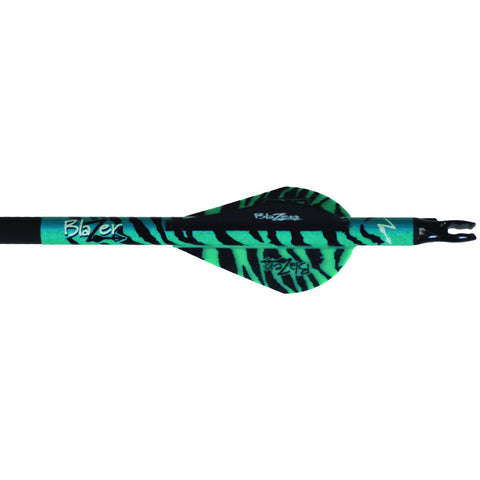 Bohning Blazer Vanes Teal Tiger 100 pk.