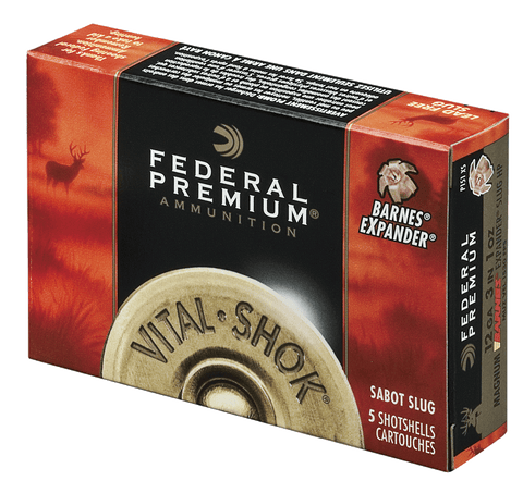 Federal P208TC Vital-Shok Trophy Copper Sabot Slug 20 Gauge 2.75" 5/8 oz Sabot Slug Shot 5 Bx/ 50