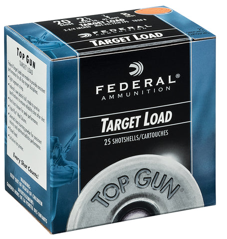 Federal TG2075 Top Gun  20 Gauge 2.75" 7/8 oz 7.5 Shot 25 Bx/ 10 Cs