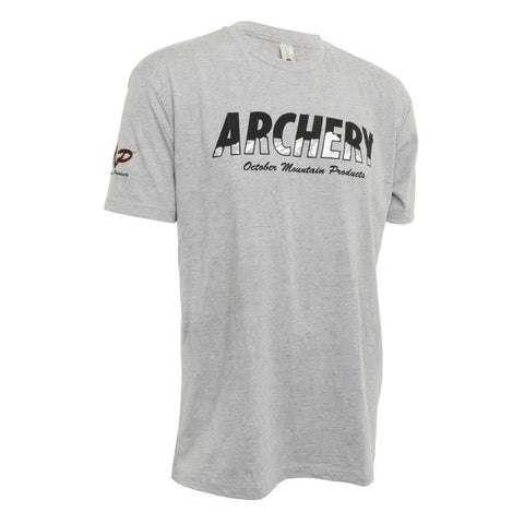 October Mountain Products Archery T-Shirt Grey Large