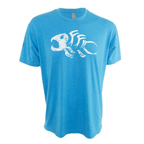 Fin-Finder Gaff Tee Blue Medium
