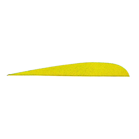 Gateway Feathers Neon Yellow 5 in. RW 100 pk.