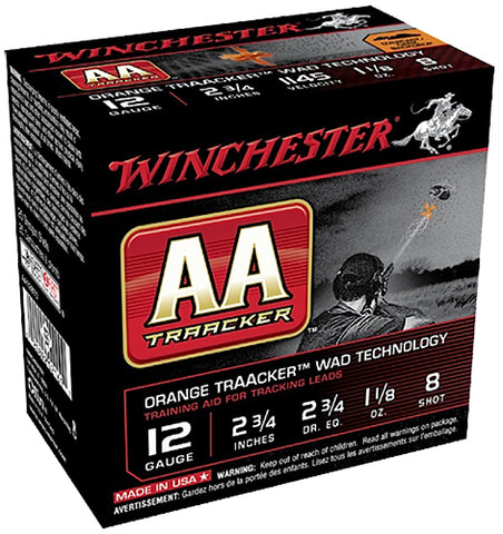 Winchester Ammo AA128TO AA TrAAcker  12 Gauge 2.75" 1 1/8 oz 8 Shot 25 Bx/ 10 Cs