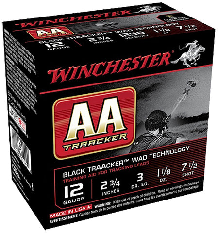 Winchester Ammo AAHA127TB AA TrAAcker  12 Gauge 2.75" 1 1/8 oz 7.5 Shot 25 Bx/ 10 Cs
