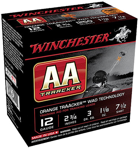 Winchester Ammo AAHA127TO AA TrAAcker  12 Gauge 2.75" 1 1/8 oz 7.5 Shot 25 Bx/ 10 Cs