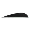 Trueflight Parabolic Feathers Black 3 in. RW 100 pk. - Trueflight - View 1