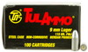 Tulammo TA919100 Centerfire Handgun 9mm 115 GR FMJ 100 Bx/ 10 Cs - 100 Rounds
