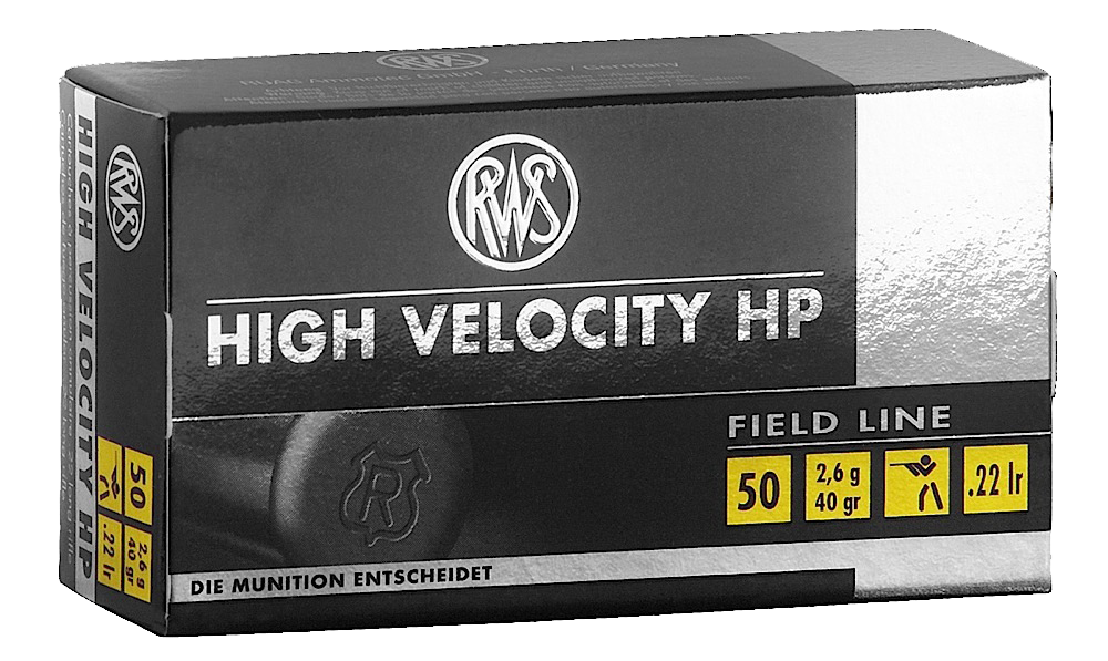 RWS 2132494  22LR 40GR High Velocity Hollow Point 50 Per Box