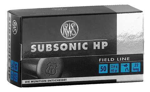 RWS 2132664 22LR Hollow Point 40 GR 50 Rounds Per Box