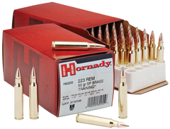 Hornady 80255 Custom 223 Remington/5.56 NATO 55 GR Soft Point 50 Bx/ 10 Cs