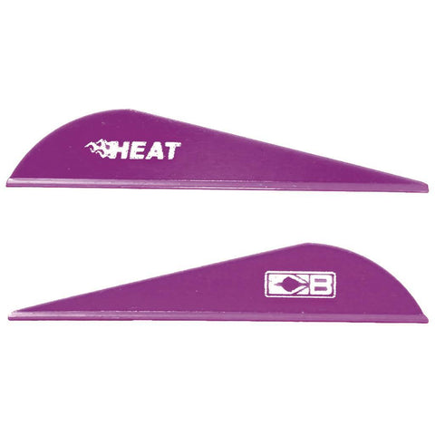 Bohning Heat Vanes Purple 36 pk.