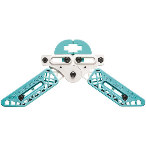 Pine Ridge Kwik Stand Bow Support White/Turquoise