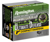 Remington Ammunition CHD40SWBN Ultimate Defense Compact Handgun 40 Smith & Wesson (S&W) 180 GR Brass Jacket Hollow Point 20 Bx/ 25 Cs - Remington - View 1