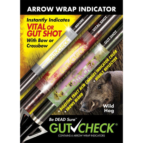 Gut Check Arrow Wrap Indicators Hog 6 pk.