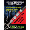 Gut Check Highly Reflective Arrow Wraps Red 6 pk. - Gut Check - View 1