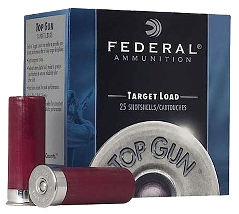 Federal TG12EL8 Top Gun  12 Gauge 2.75" 7/8 oz 8 Shot 25 Bx/ 10 Cs