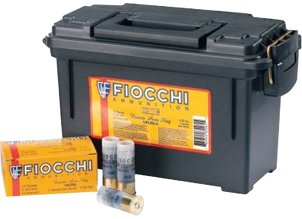 Fiocchi 12FHV00B Buckshot 12 Gauge 2.75" Buckshot 9 Pellets 00 Buck 80 Bx/ 1 Cs