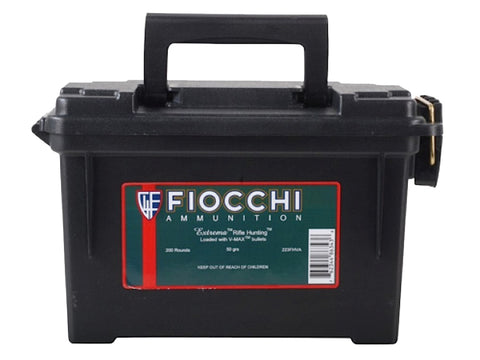 Fiocchi 223FHVA Rifle Ammo 223 Remington/5.56 NATO 50 GR V-Max 200 Bx/ 1 Cs - 200 Rounds