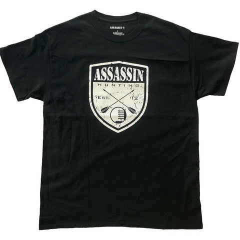 Assassin T-Shirt Shield Black 2X-Large