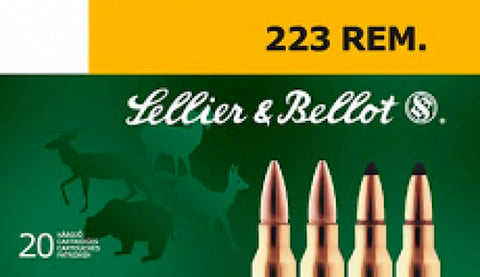 Sellier & Bellot SB223A Rifle Training 223 Remington/5.56 NATO 55 GR FMJ 20 Bx/ 50 Cs