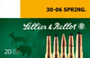 Sellier & Bellot SB3006E Rifle Hunting 30-06 Springfield 180 GR SPCE (Soft Point Cut-Through Edge) 20 Bx/ 20 Cs