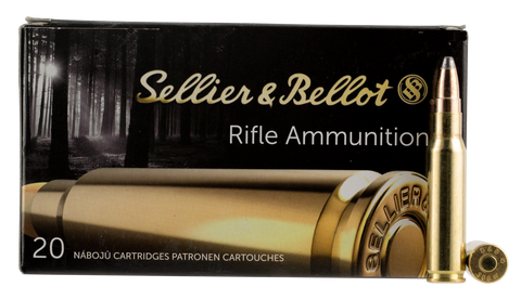 Sellier & Bellot SB308F Rifle Hunting 308 Win/7.62 NATO 180 GR SPCE (Soft Point Cut-Through Edge) 20 Bx/ 25 Cs