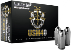 Liberty LA-CD-40-012 Civil Defense 40S&W 60GR LF Fragmenting HP 20 Bx