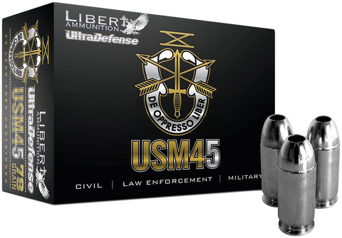 Liberty LA-CD-45-013 Civil Defense 45ACP +P 78GR LF Fragmenting HP 20 Bx