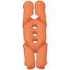 Sawtooth Anchor Knot Orange - Sawtooth - View 1