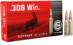 280440020 Express Geco 
308 Marlin Express 165 GR Express Tip 20 Bx/10 Cs