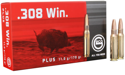 280540020 Plus Geco 
308 Winchester 170 GR Plus 20 Bx/ 10 Cs