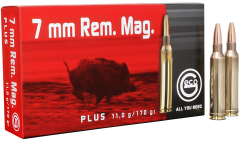 284440020 Plus Geco 
7mm Rem Mag 170 GR Plus 20 Bx/ 10 Cs