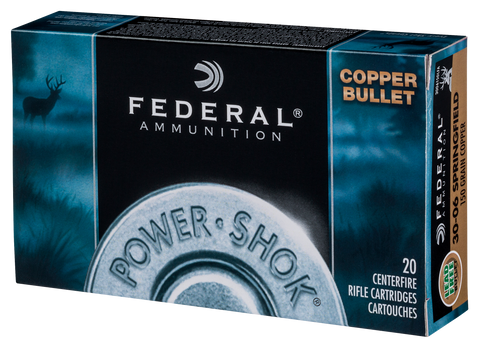 Federal 270130LFA Power-Shok 270 Winchester 130 GR Copper 20 Bx/ 10 Cs