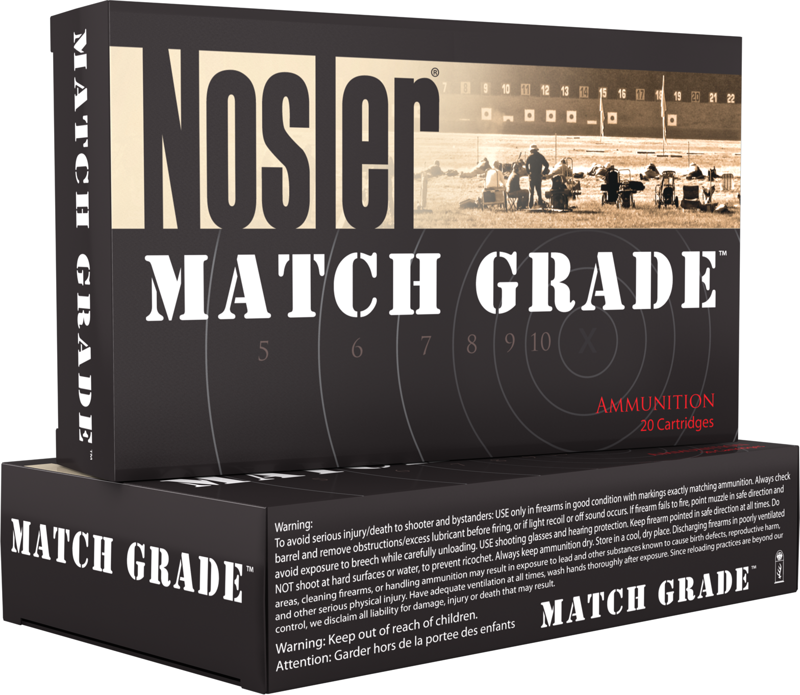 Nosler Match Grade HP Ammo