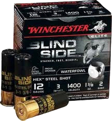 Winchester Ammo SBS1232VP Blindside 12 Gauge 3" 1-3/8 oz 2 Shot 200 Bx/ 1 Cs - 200 Rounds