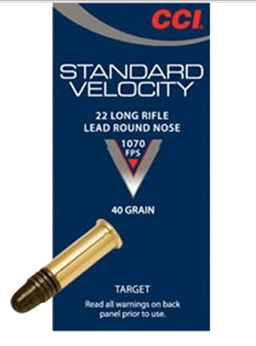 CCI Standard Velocity Lead RN Ammo
