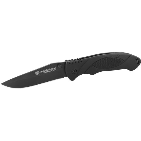 Smith and Wesson Extreme Ops Knife Black FE Drop Point