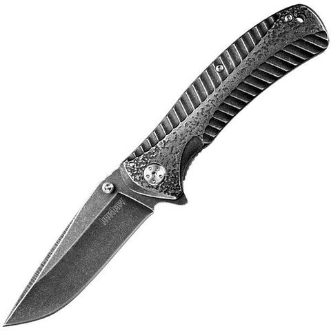 Kershaw Starter Assisted Fine Edge Folding Knife Blackwash