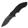 Kershaw Clash Assisted Black ComboEdge Folding Knife Black