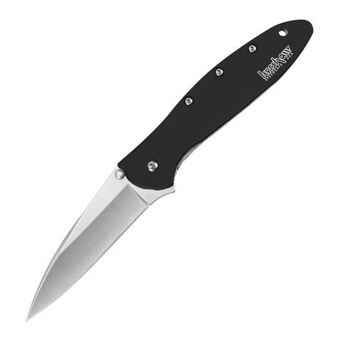 Kershaw Leek Assisted Fine Edge Folding Knife Black
