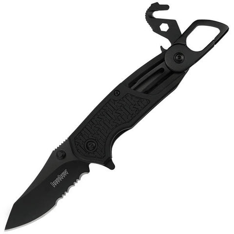 Kershaw Funxion Assisted ComboEdge Folding Knife Black