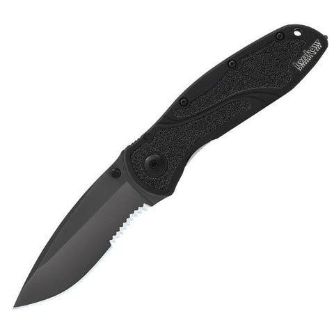Kershaw Blur Assisted ComboEdge Knife w/Glassbreaker Black